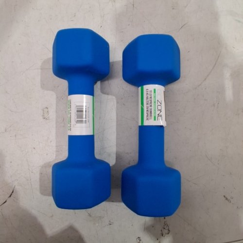 2PK GOZONE NEOPRENE DUMBBELLS - 10 LBS - BLUE (MODEL: GZE-2006) image 3