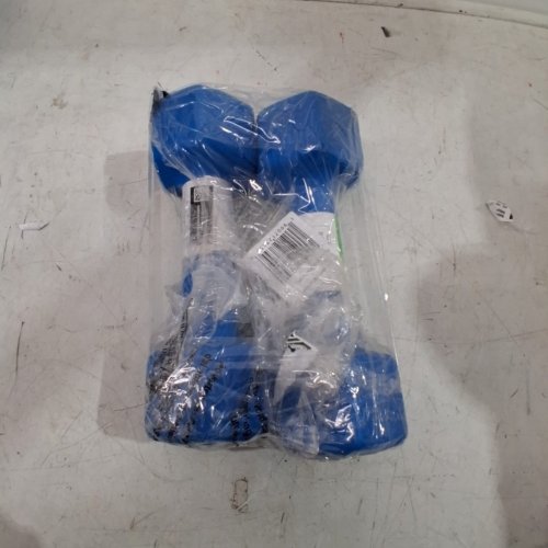 2PK GOZONE NEOPRENE DUMBBELLS - 10 LBS - BLUE (MODEL: GZE-2006) image 6