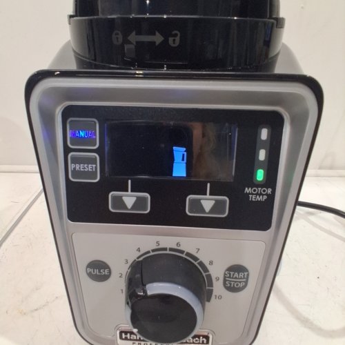 HAMILTON BEACH MULTI-FUNCTION PROFESSIONAL JUICER AND MIXER - 2.2HP MOTOR/120V - STAINLESS STEEL/BLACK (MODEL: 58770) image 2