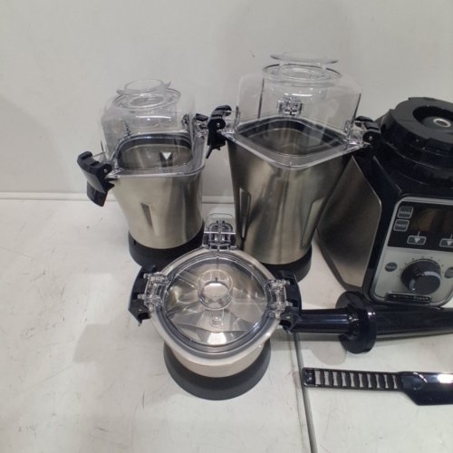 HAMILTON BEACH MULTI-FUNCTION PROFESSIONAL JUICER AND MIXER - 2.2HP MOTOR/120V - STAINLESS STEEL/BLACK (MODEL: 58770) image 6
