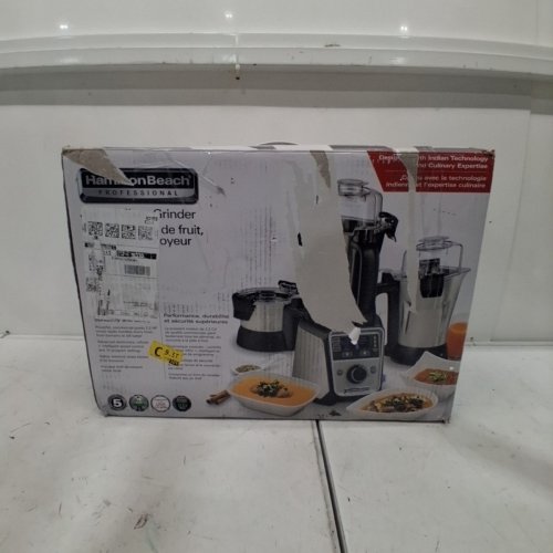 HAMILTON BEACH MULTI-FUNCTION PROFESSIONAL JUICER AND MIXER - 2.2HP MOTOR/120V - STAINLESS STEEL/BLACK (MODEL: 58770) image 8