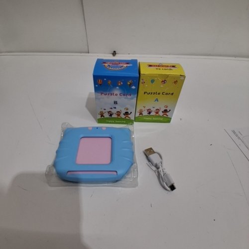 MONTESSORI VOCABULARY FLASH CARD TOY FOR TODDLERS - 510 WORDS - BLUE / PINK (MODEL: Y2-B) image 3
