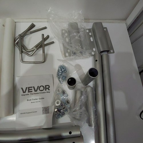 VEVOR BOAT TRAILER GUIDE POLES - 30.5" X 47.5'' - SILVER/ WHITE - (MODEL: XC2178) image 3