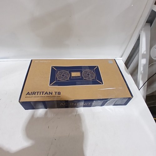 AC INFINITY CRAWLSPACE EXHAUST VENTILATION FAN WITH APP CONTROL - BLACK (MODEL: AIR TITAN T8) image 4