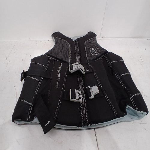 MEN'S HYPERLITE NEOPRENE PFD LIFE VEST WITH BUCKLE STRAPS - LARGE - BLACK/GREY (MODEL: 3246/1819494) image 2