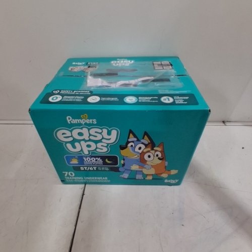 70PK PAMPERS EASY UPS POTTY TRAINING UNDERWEAR - 5T/6T - BLUEY image 2