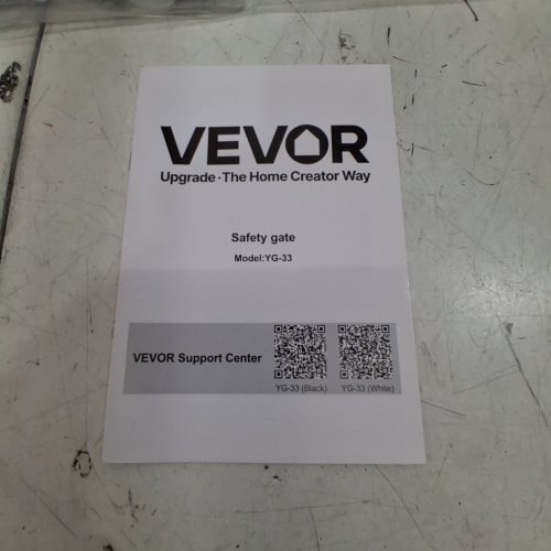 VEVOR SAFETY GATE - FITS OPENINGS 29.5" - 43.7" W - WHITE (MODEL: YG-33) image 3