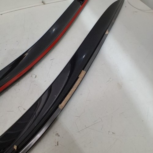 TAPE-ON SIDE WINDOW DEFLECTORS FOR TOYOTA RV4 2019-2025 - BLACK image 3