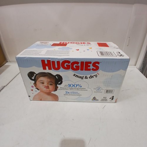 92PK HUGGIES DIAPERS SNUG AND DRY - SIZE 4 - WHITE image 2
