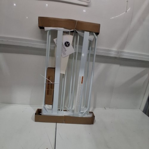 REGALO EASY STEP EXTRA WIDE METAL SAFETY GATE - 30" X 29"- 49" - WHITE (MODEL: 1164EWDS) image 2