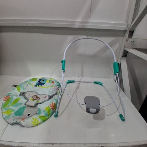 BRIGHT STARS VIBRATING BOUNCER WITH TOY BAR - RAINFOREST VIBES (MODEL:12227) image 3