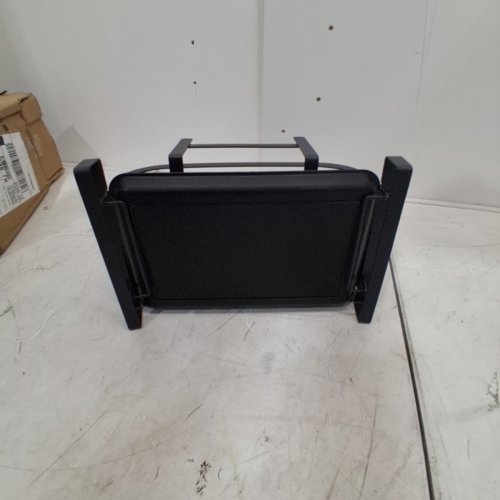 LASHEUR MULTIFUNCTIONAL SMALL 10" KITCHEN RACK FOR CUTLERY, CUTTING BOARDS AND LIDS WITH DRAINING DRIP TRAY - BLACK (MODEL: GB/T3325-2017) image 4