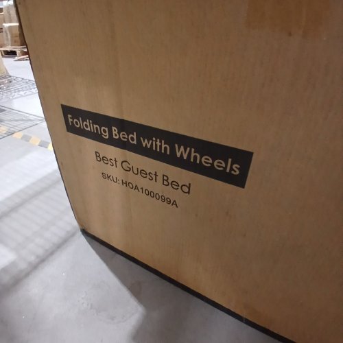FOLDING GUEST BED WITH WHEELS - TWIN XL (MODEL: HOA100099A) image 2