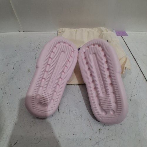 UNISEX MELLOW SOFT CLOUD SLIDES / SLIPPERS - MEN'S : 5-6 / WOMEN'S : 6-7 - PINK (MODEL : ML05) image 5