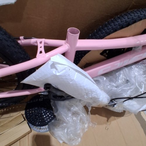 DEYGIA 7-SPEED KIDS BICYCLE WITH FRONT SUSPENSION, DUAL DISC BRAKES & KNOBBY TIRES - 20" - PINK (MODEL:80267-PK20) image 6