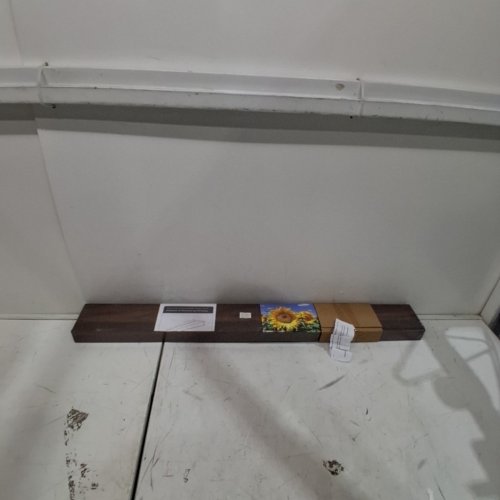 2PK FUN MEMORIES HAND MADE PICTURE LEDGE SHELF - 36" - WALNUT (MODEL: FS-MDFU36) image 2