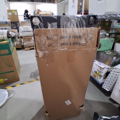 4-SHELF PLASTIC HEAVY DUTY STORAGE SHELF - 24" X 11.5" X 72" - BLACK image 4