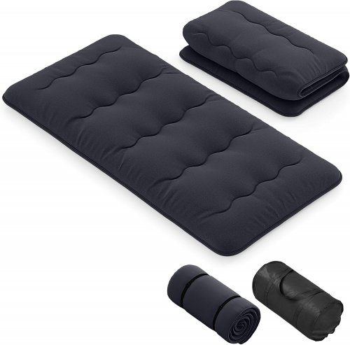 GOPLUS FUTON FLOOR MATTRESS WITH CARRY BAG - 4" FULL - BLACK (MODEL: HU10811BE-F) image 2