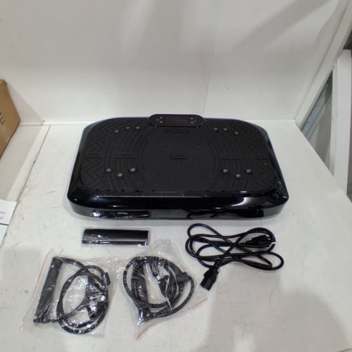 TAEVNO BLUETOOTH VIBRATION PLATE EXERCISE MACHINE - 450LB CAPACITY - WITH REMOTE - BLACK image 3