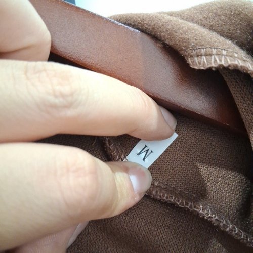 WOMEN'S HOODED COAT - MEDIUM - BROWN image 3