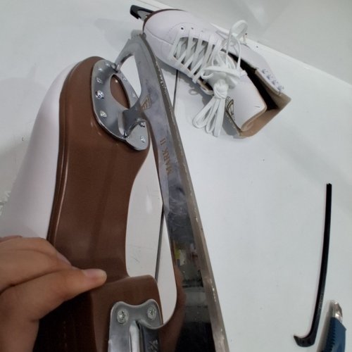 WOMENS JACKSON CLASSIC 200 FIGURE ICE SKATES - SIZE 9.5 - WHITE image 8