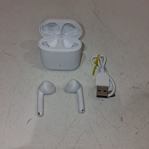 ONN. WIRELESS BLUETOOTH EARBUDS WITH ENVIRONMENTAL NOISE CANCELLATION MICROPHONE, IPX4 WATERPROOF - WHITE image 3