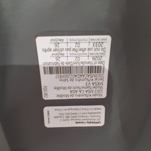 UPPABABY MESA V3 INFANT CAR SEAT WITH SMARTSECURE TECHNOLOGY - ADA - (MODEL: 1003-MSA-CA-ADA) image 2