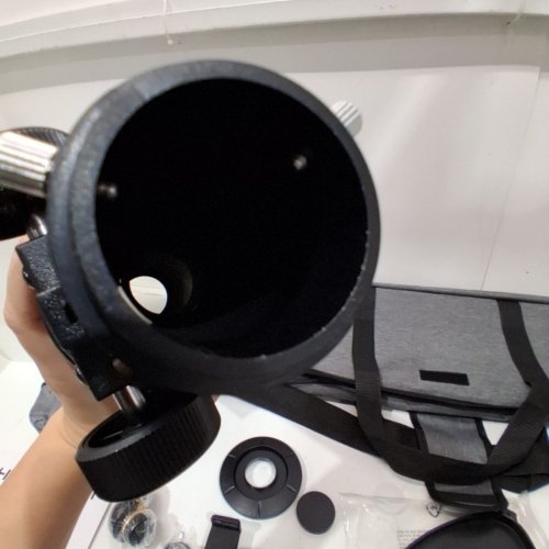 HETEKAN HIGH POWERED TELESCOPE - 90MM APERTURE, 900MM PROFESSIONAL REFRACTOR TELESCOPE, 450X MAGNIFICATION - BLACK/RED (MODEL: 90900) image 6