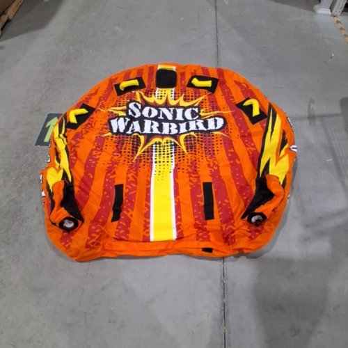 SONIC WARBIRD INFLATABLE WATER TUBE - ORANGE/BLACK/RED image 2