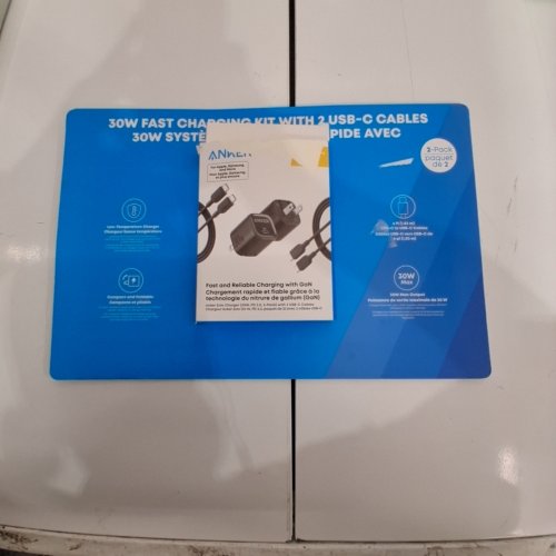 4PC ANKER CHARGER WITH USB-C TO USB-C CABLE - 30W - BLACK (MODEL: 8781600) image 3
