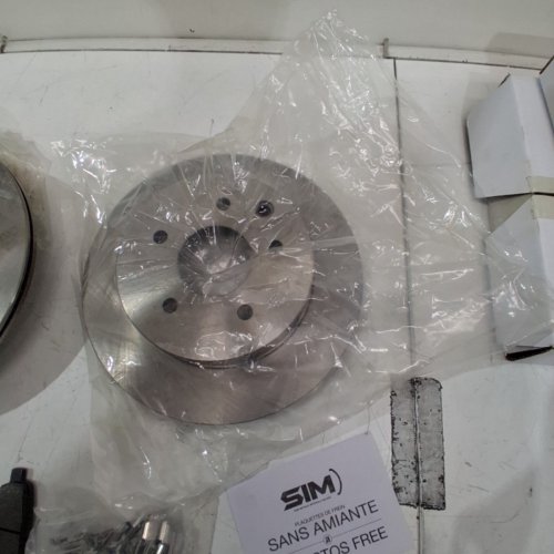 CMX REAR DISC BRAKE ROTORS / SIM REAR BRAKE PAD REPLACEMENT KIT FOR SELECT NISSAN & INFINITI MODELS - STEEL (MODELS: 8-980113 / SIM-905) image 8