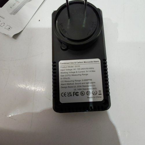 STEADFAST COMBUSTIBLE GAS AND CO DETECTOR - BLACK (MODEL: GC03) image 2