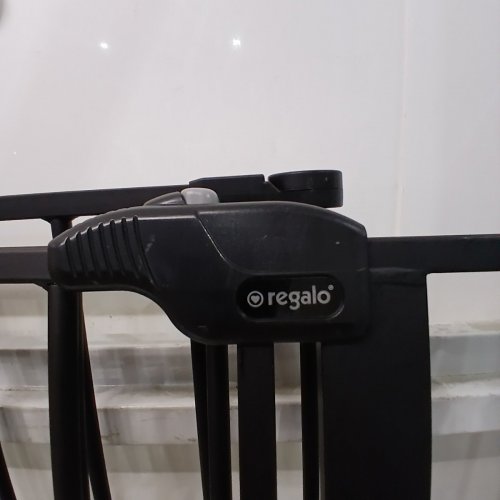 REGALO HOME ACCENTS WIDESPAN BABY GATE - 28" - BLACK (MODEL: 1176 B DS) image 3