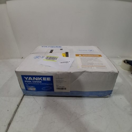 YANKEE SAPPHIRE EDITION OVAL WINTER POOL COVER FOR ABOVE GROUND POOLS - 12FT X 24FT - BLUE (MODEL:YPC-OV-1224) image 2