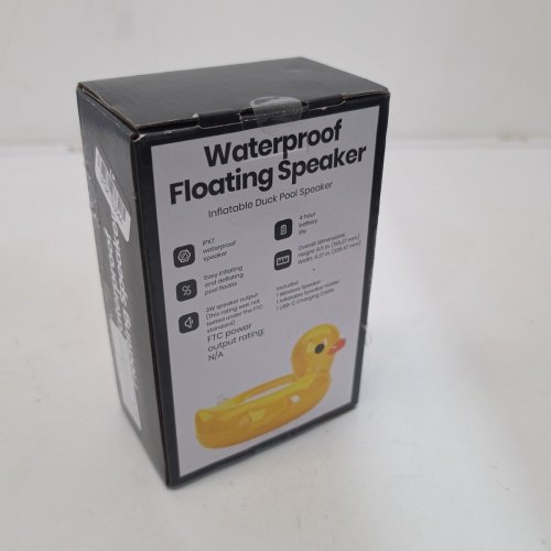 GEMS WATERPROOF BLUETOOTH FLOATING INFLATABLE POOL SPEAKER - 6" - DUCK image 3