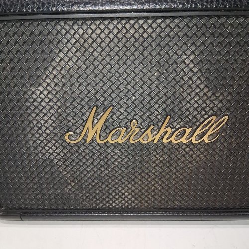 MARSHALL KILBURN II PORTABLE BLUETOOTH SPEAKER, MULTI-DIRECTIONAL SOUND, 20+ HOURS OF PLAYTIME - BLACK/BRASS (KILBURN II BT) image 4