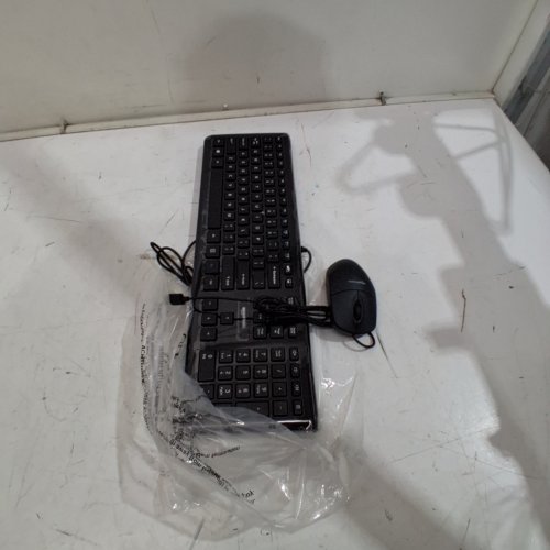 AMAZON BASICS MOUSE & KEYBOARD BUNDLE WIRED - BLACK (MODEL: B00B7GV802 image 2
