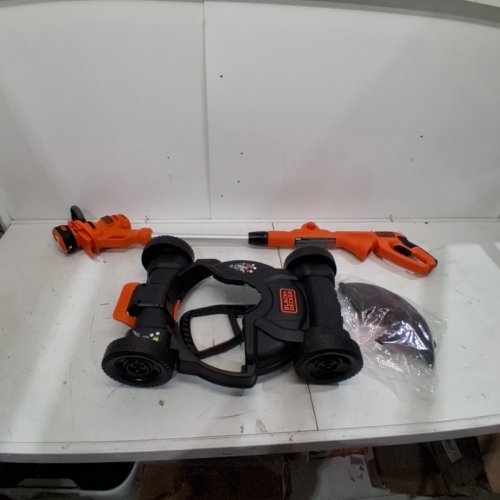 BLACK + DECKER 3-IN-1 COMPACT ELECTRIC MOWER STRING TRIMMER - 12" PATH - 6.5AMP - ORANGE/BLACK (MODEL: BESTA512CM) image 2