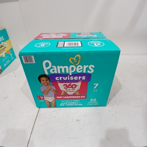 66PK PAMPERS CRUISERS 360° DIAPERS - SIZE 7 - MULTICOLOURED image 2