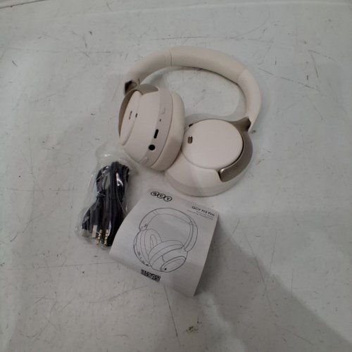 QCY BLUETOOTH ADAPTIVE NOISE CANCELLING HEADPHONES - BEIGE (MODEL: H3 PRO) image 3
