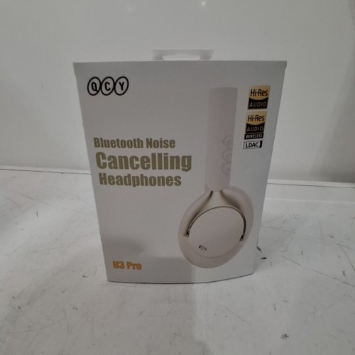 QCY BLUETOOTH ADAPTIVE NOISE CANCELLING HEADPHONES - BEIGE (MODEL: H3 PRO) image 4