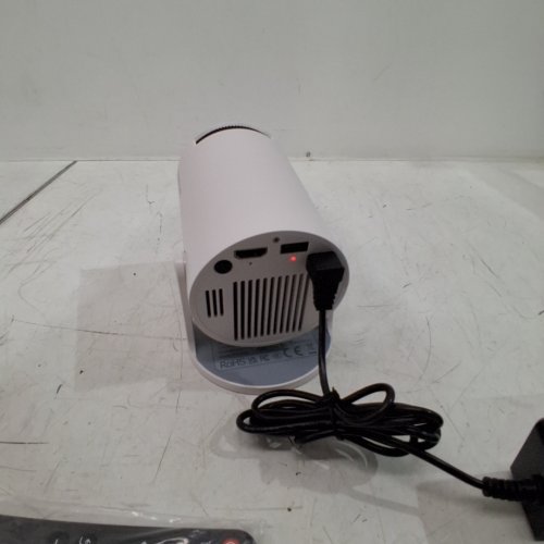 ALWTNIET PORTABLE SMART PROJECTOR BLUETOOTH, WIFI, & AUTO KEYSTONE CORRECTION - WHITE (MODEL: HY300PRO+) image 2