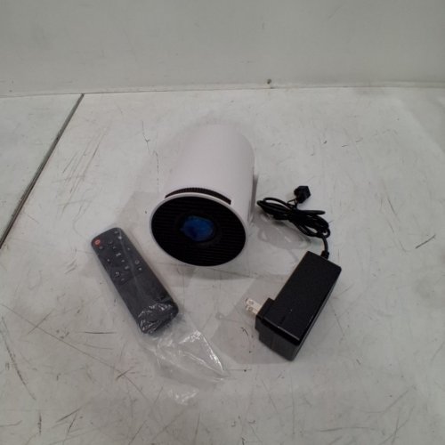 ALWTNIET PORTABLE SMART PROJECTOR BLUETOOTH, WIFI, & AUTO KEYSTONE CORRECTION - WHITE (MODEL: HY300PRO+) image 3