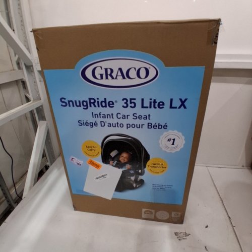 GRACO SNUGRIDE 35 LITE LX BABY CARSEAT - BLACK - (MODEL: 2143034) image 5