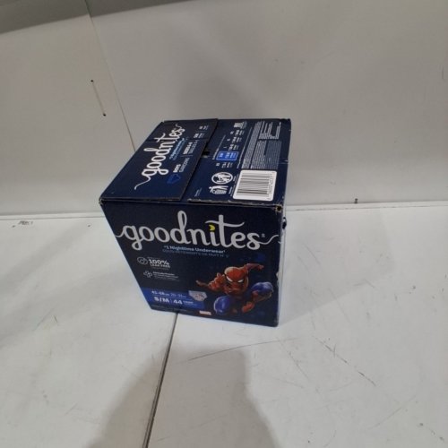 44PK GOODNITES BOYS' DISPOSABLE NIGHTTIME UNDERWEAR - S/M - SPIDERMAN image 2