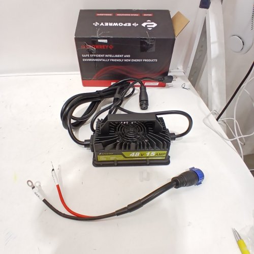 EPOWREY LITHIUM GOLF CART CHARGER - 48 V 15 AMP - BLACK image 4
