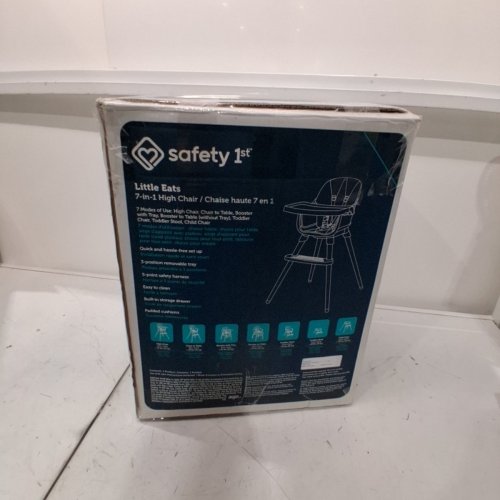 SAFETY 1ST LITTLE EATS 7 IN 1 HIGH CHAIR - TINTED GREY (MODEL: 03117CTDG) image 4
