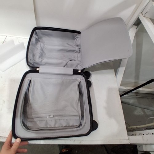HANKE HARD SHELL CARRY ON LUGGAGE - WITH CUP HOLDER - 16" - BLACK image 8