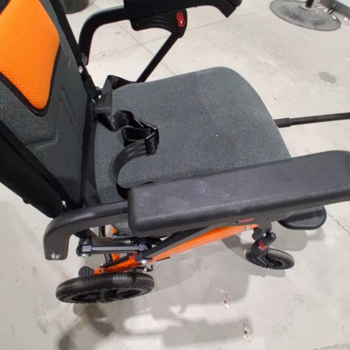 WEYRAL LIGHTWEIGHT PORTABLE TRANSIT TRAVEL WHEELCHAIR WITH TELESCOPING HANDLE (MODEL: Z80) image 3