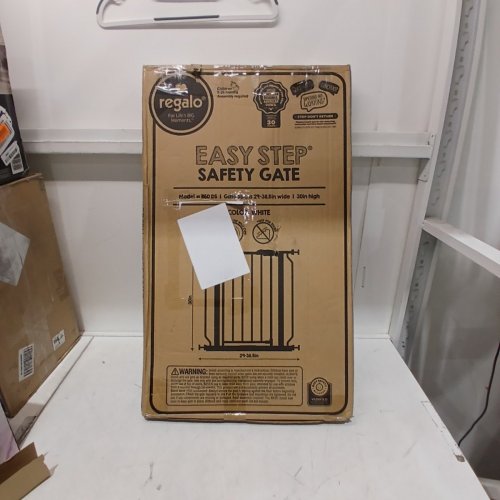 REGALO EASY STEP SAFETY GATE - 29"- 38.5" - WHITE (MODEL : 1160-DS) image 3